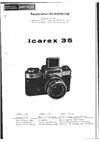 Zeiss Ikon Icarex manual. Camera Instructions.